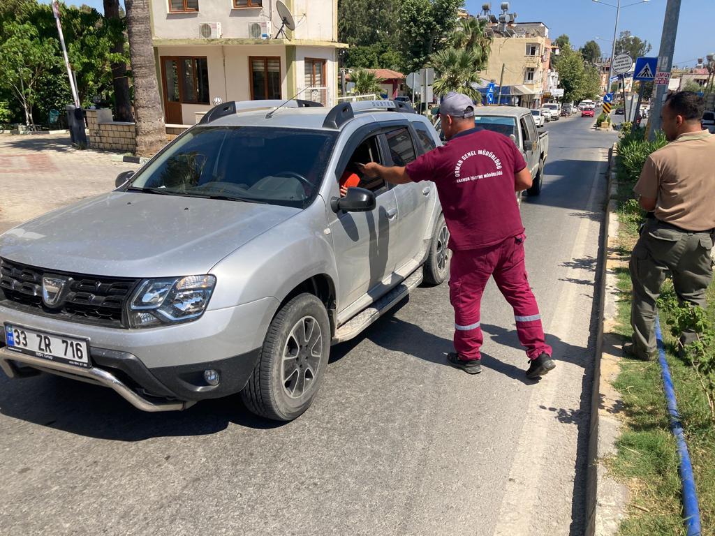 Anamur Orman İşletme Müdürlüğü Orman Yangınlarında Bilinçli olmaya davet etti.