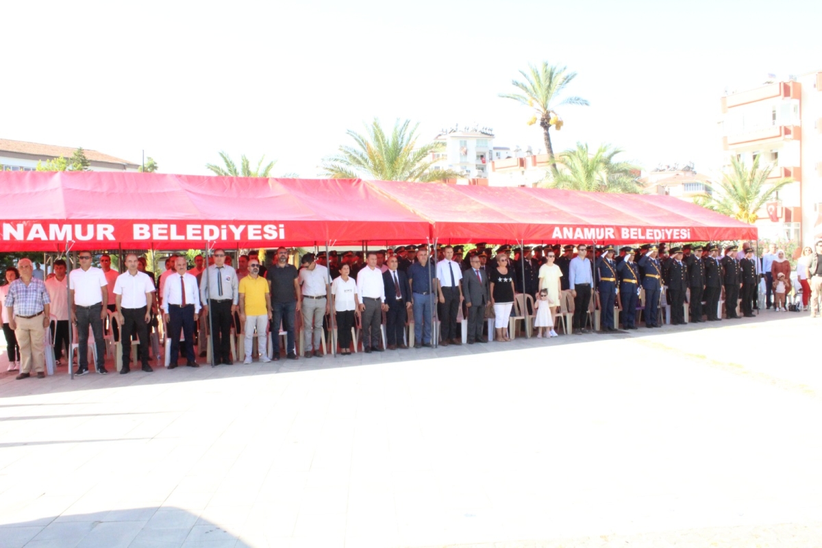 30 Ağustos Zafer Bayramı Anamur’da Törenle Kutlandı