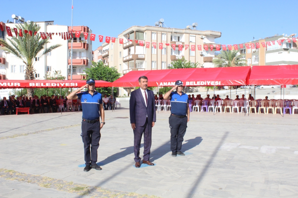 30 Ağustos Zafer Bayramı Anamur’da Törenle Kutlandı