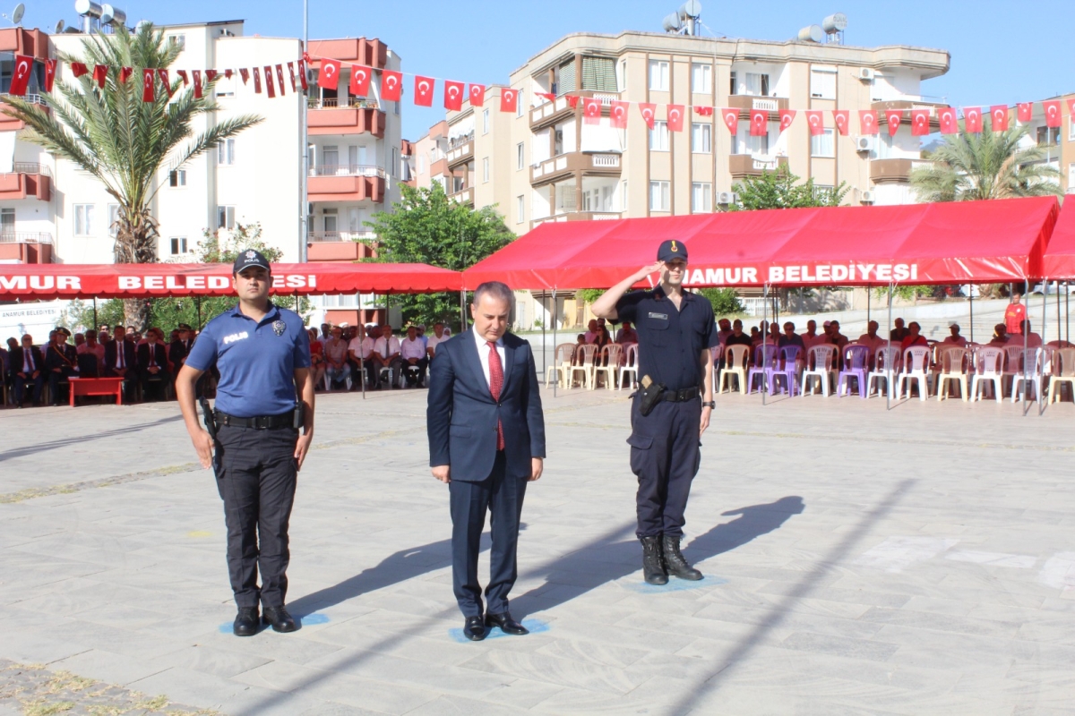 30 Ağustos Zafer Bayramı Anamur’da Törenle Kutlandı