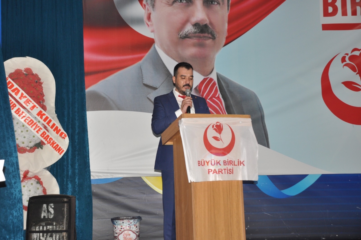 Büyük Birlik Partisi Anamur İlçe Teşkilatı olağan üstü kongresi Gerçekleşti..