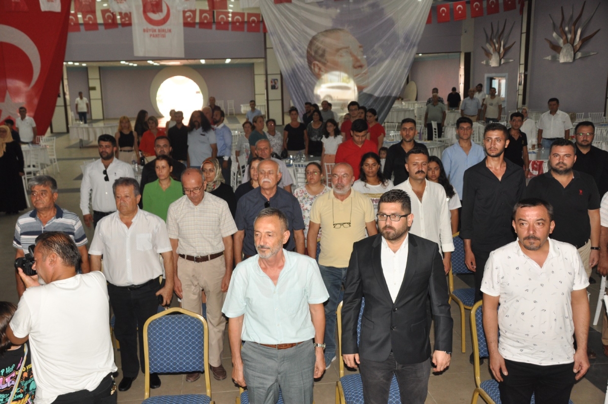 Büyük Birlik Partisi Anamur İlçe Teşkilatı olağan üstü kongresi Gerçekleşti..