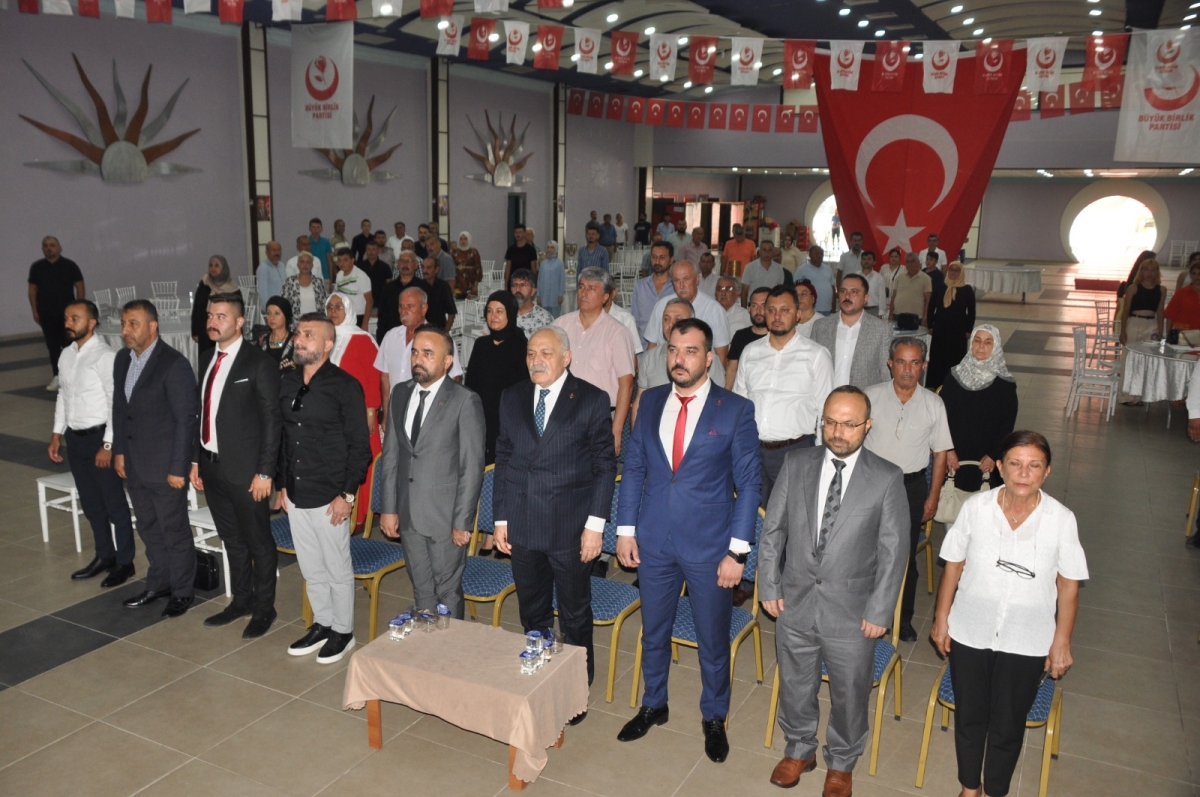 Büyük Birlik Partisi Anamur İlçe Teşkilatı olağan üstü kongresi Gerçekleşti..