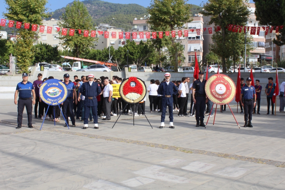 19 Eylül Gaziler Günü dolayısıyla Anamur’da Çelen Töreni düzenlendi..