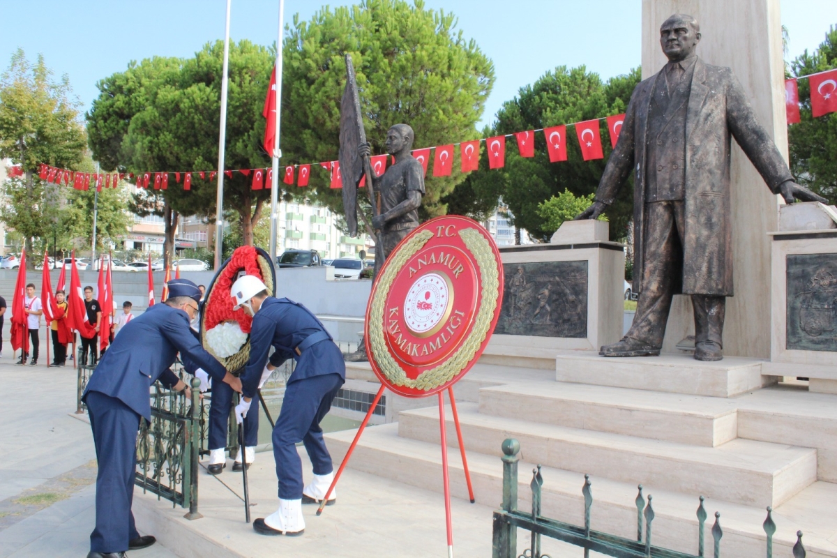 19 Eylül Gaziler Günü dolayısıyla Anamur’da Çelen Töreni düzenlendi..