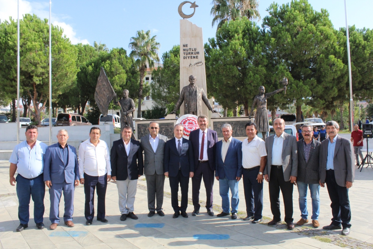 19 Ekim Muhtarlar Günü Anamur’da Çelenk Töreniyle Kutlandı