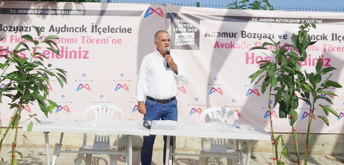 Büyükşehir belediyesi Anamur’da Avokado fidana dağıttı