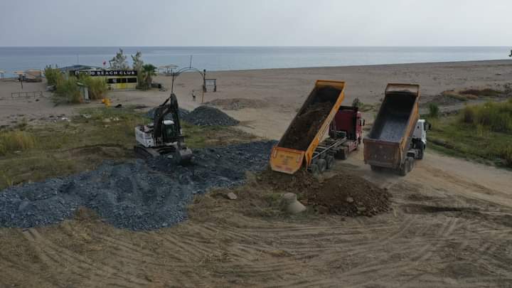 Anamur Belediyesi, Sahil Projesi’nde 2. Etap Çalışmalarını Başlattı.