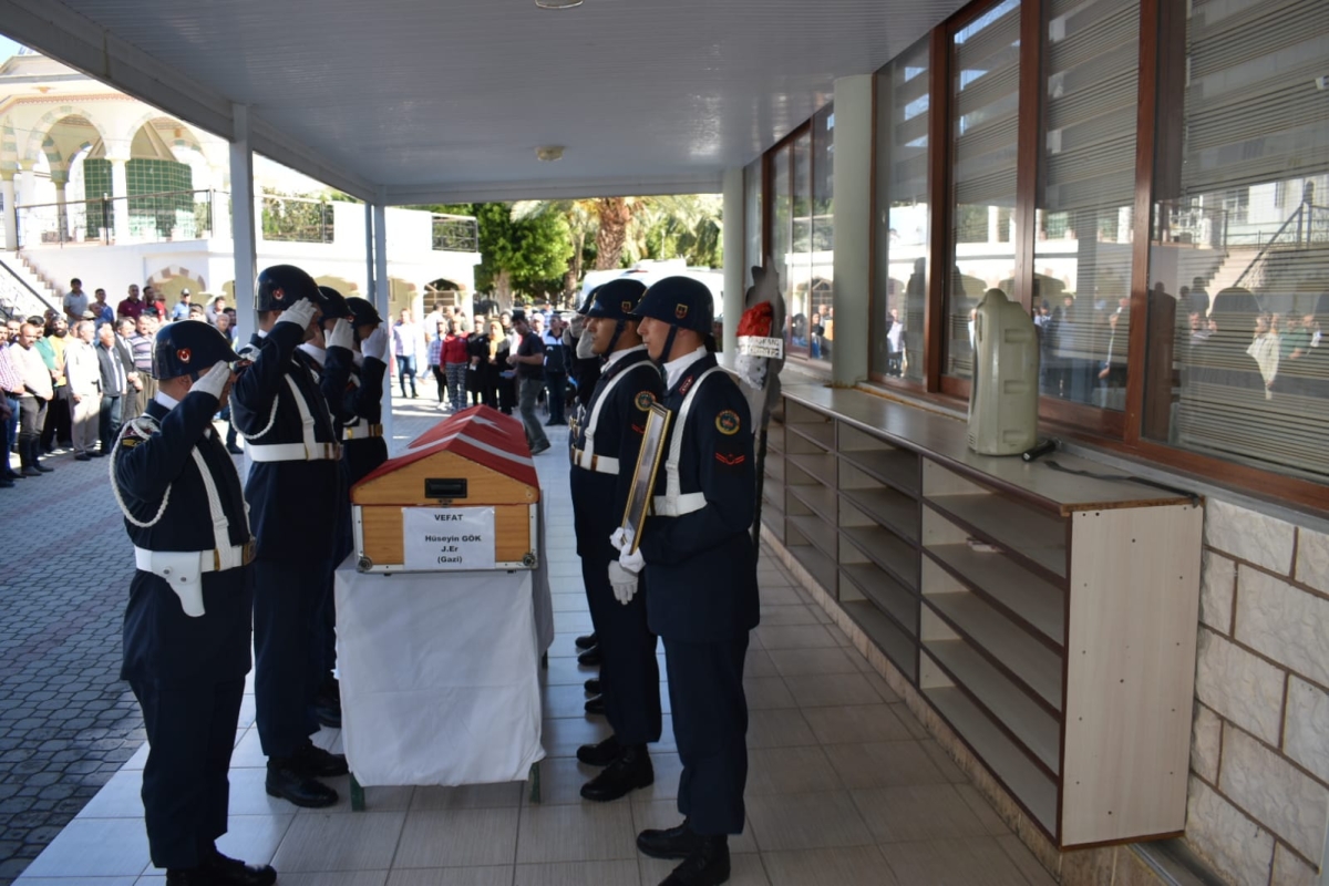 Terör gazisi Hüseyin Gök Bozyazı’da toprağa verildi