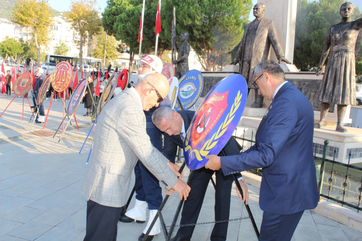 Anamur’da 10 Kasım Atatürk’ü Anma ve Çelen Töreni düzenlendi.