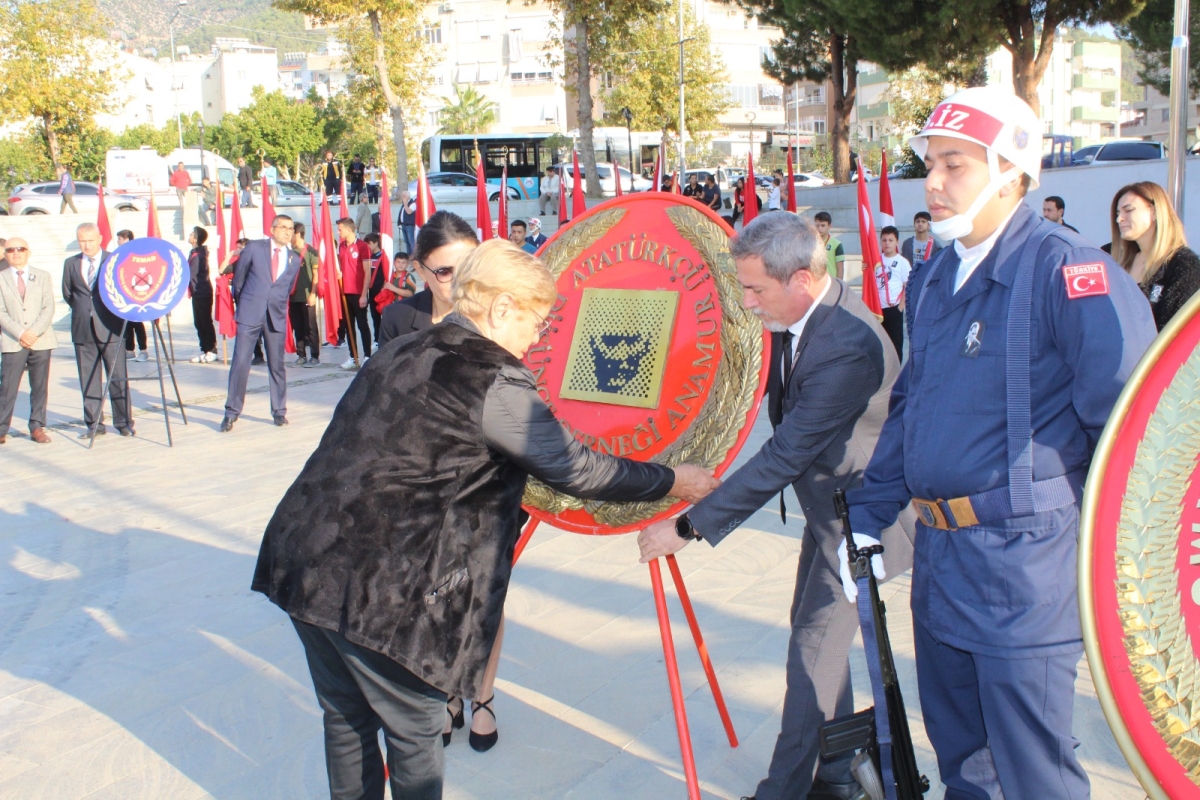 Anamur’da 10 Kasım Atatürk’ü Anma ve Çelen Töreni düzenlendi.