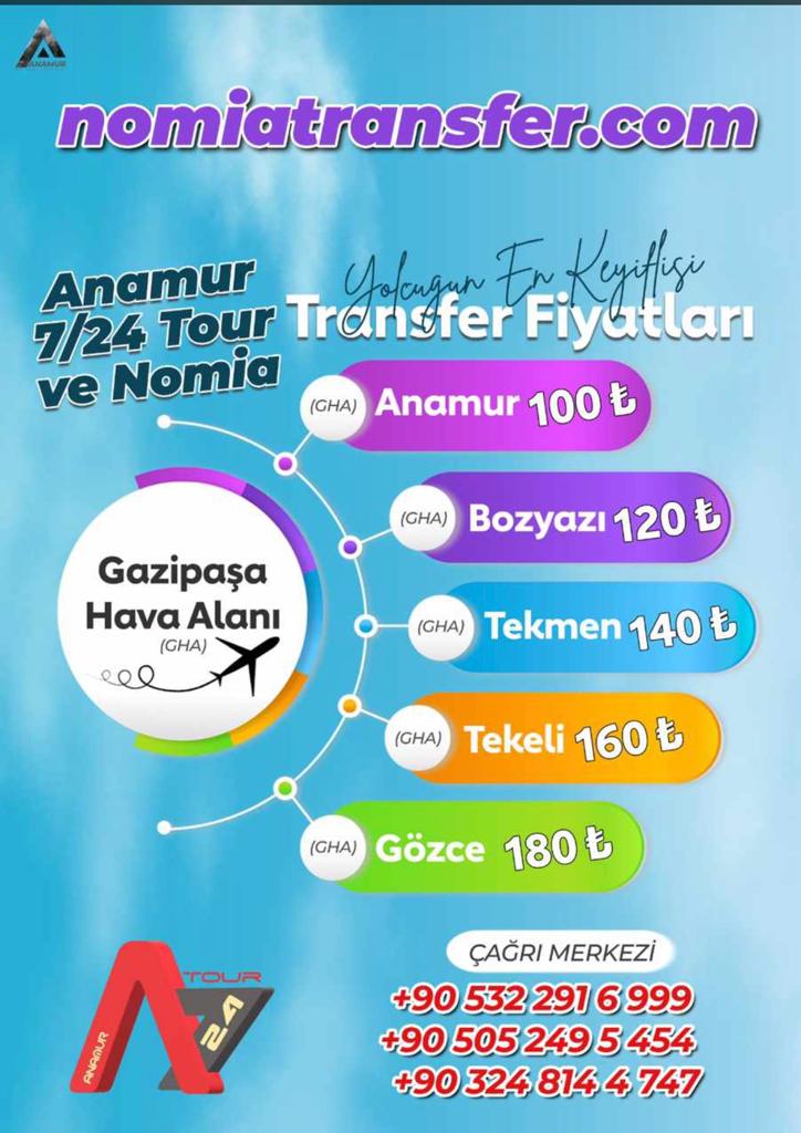 anamur7/24 Tour yeni yıl