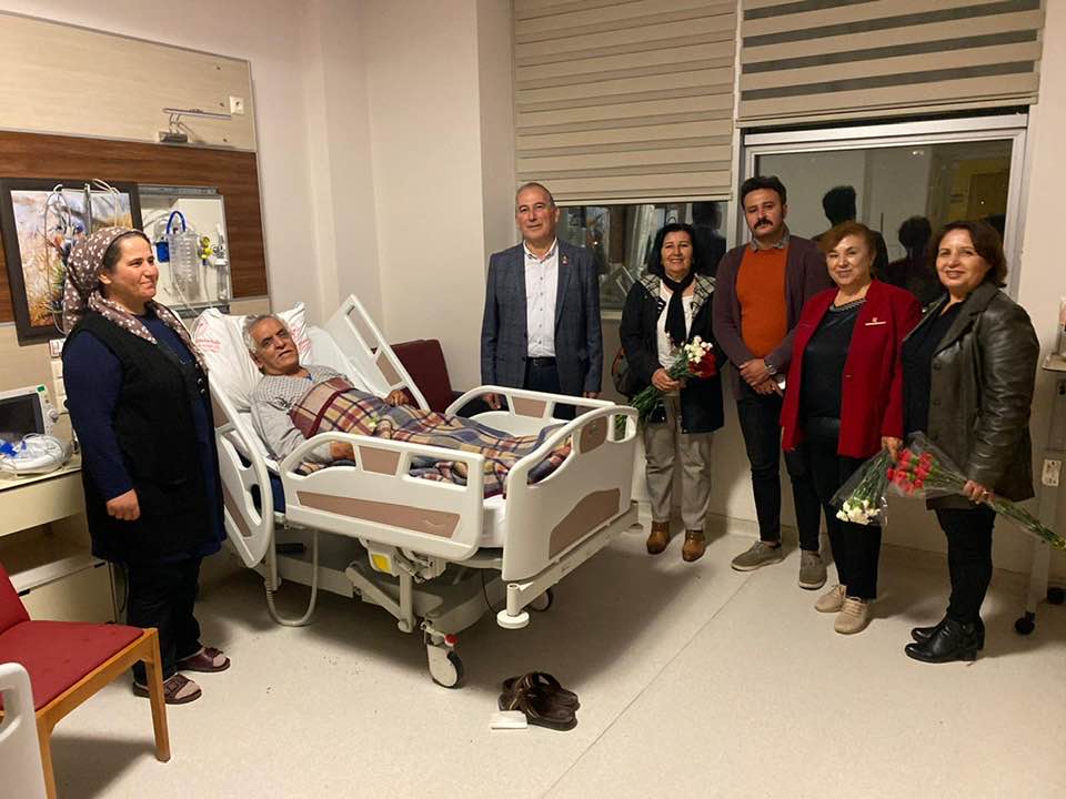 CHP Anamur İlçe Örgütü Yeni Yıla Girerken Hastanede Yatan Hastaları Ziyaret etti.