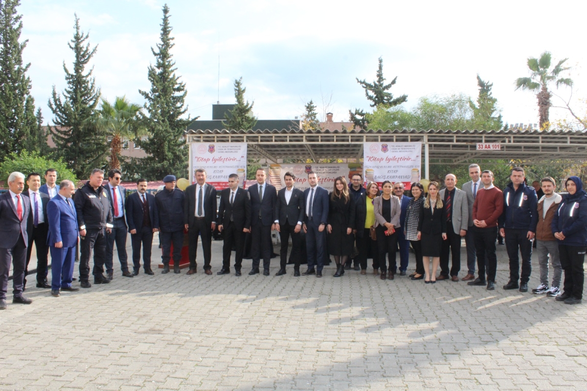 Anamur Ceza İnfaz Kurumu Kitap Bağış Kampanyası Açılış töreni Gerçekleşti.