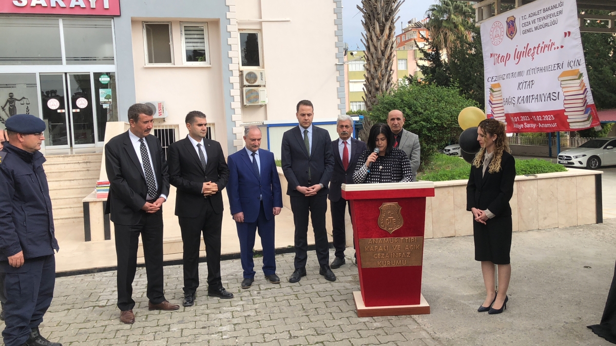 Anamur Ceza İnfaz Kurumu Kitap Bağış Kampanyası Açılış töreni Gerçekleşti.