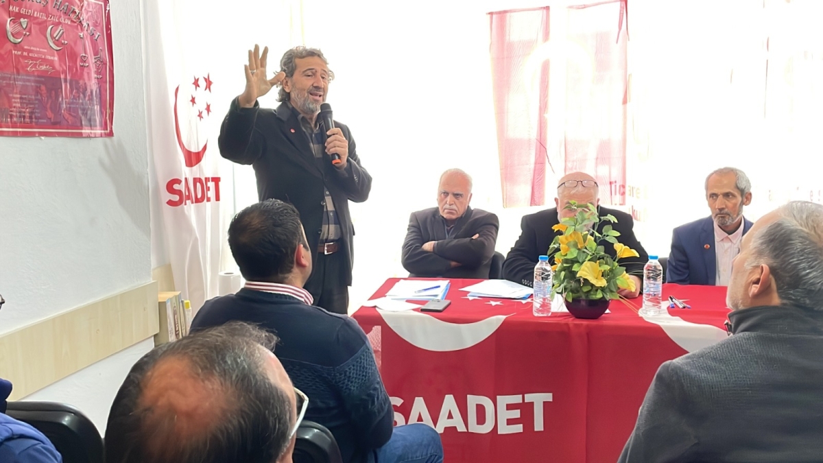 Saadet Partisi Anamur İlçe Başkanı Menderes Bora Seçildi..