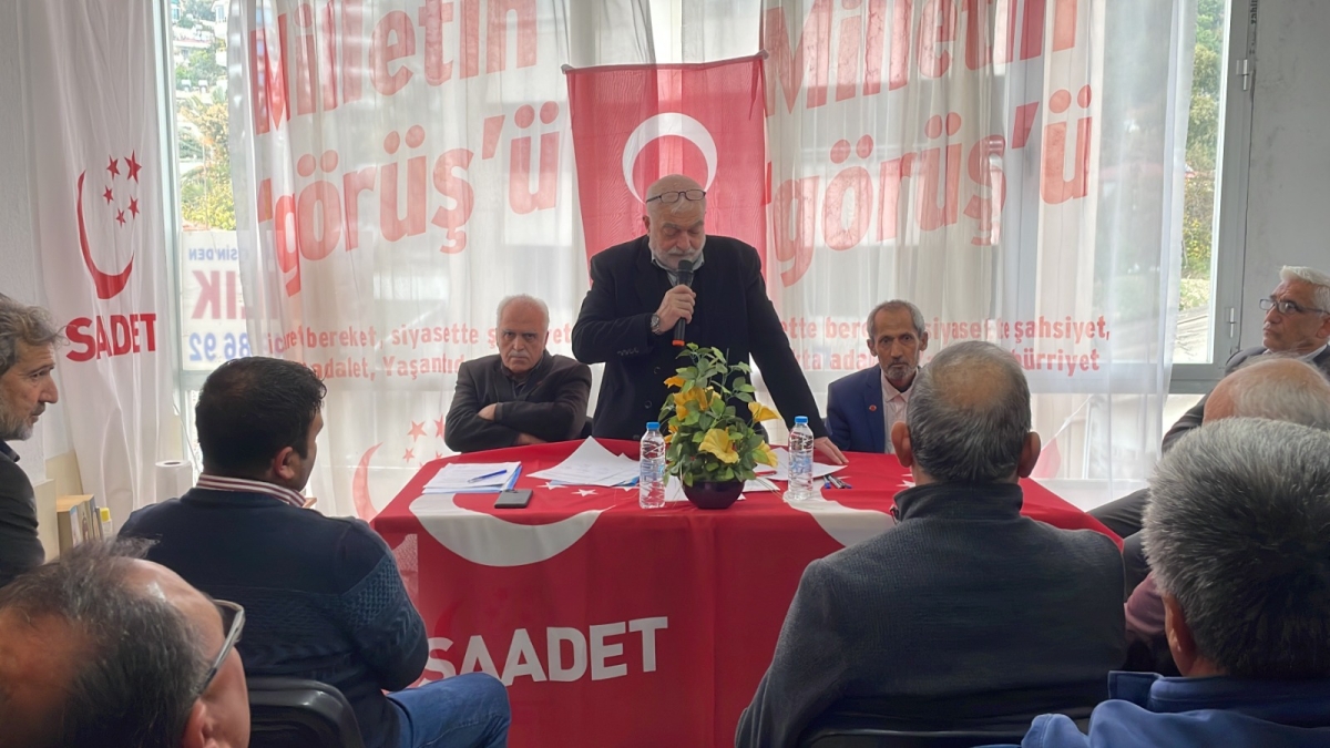 Saadet Partisi Anamur İlçe Başkanı Menderes Bora Seçildi..