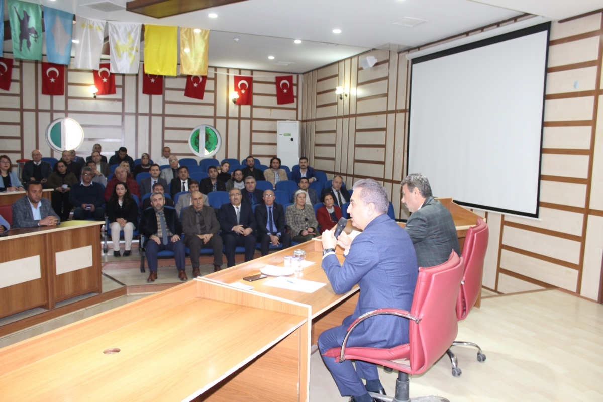 Anamur’da İlçe İdare Şube Başkanları Toplantısı Düzenlendi..
