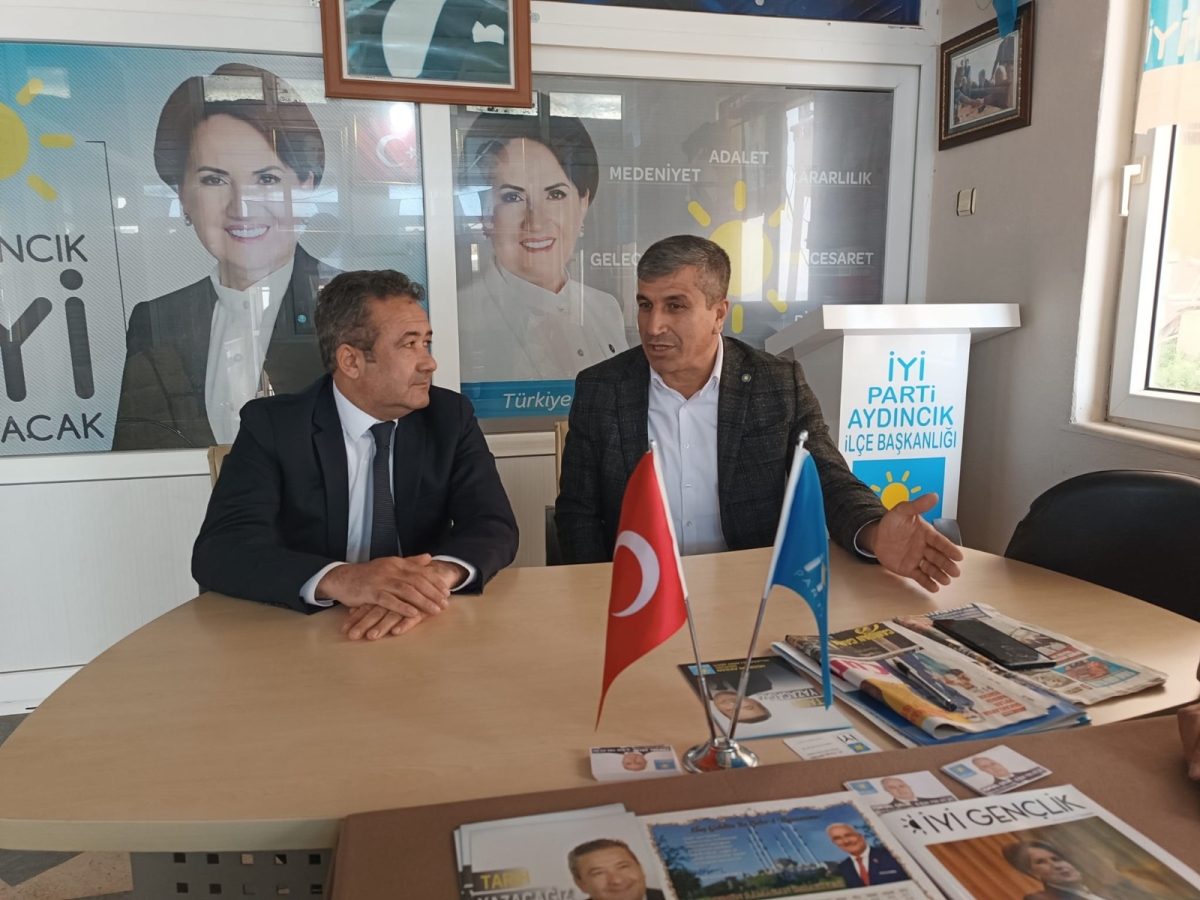 İYİ Parti’li Hüseyin Aksan; “Tüm Türkiye’ ye İYİ geleceğimizi görüyoruz”