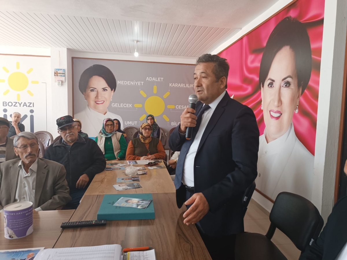 İYİ Parti’li Hüseyin Aksan; “Tüm Türkiye’ ye İYİ geleceğimizi görüyoruz”