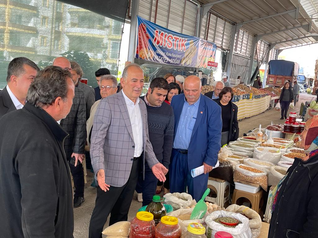 6’lı Masa Anamur İlçe Başkanlarından Pazar ve AGC’yi Ziyaret..