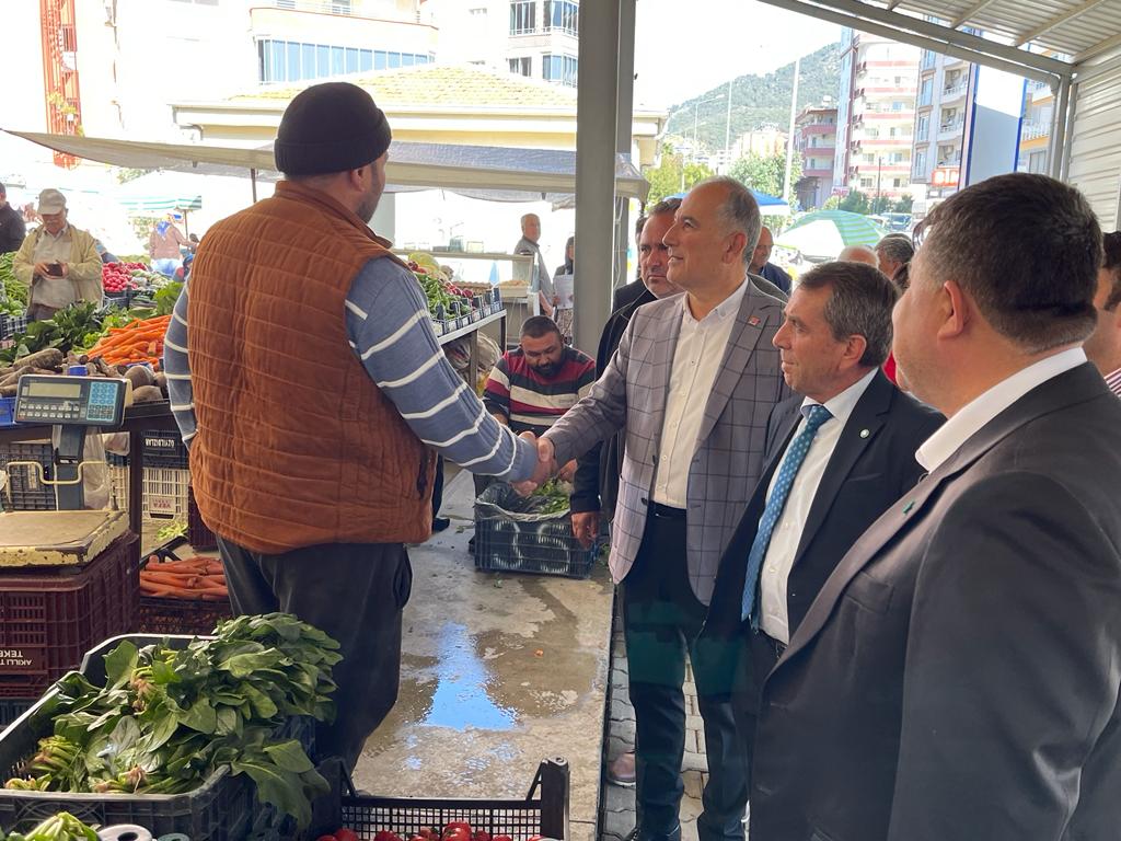 6’lı Masa Anamur İlçe Başkanlarından Pazar ve AGC’yi Ziyaret..