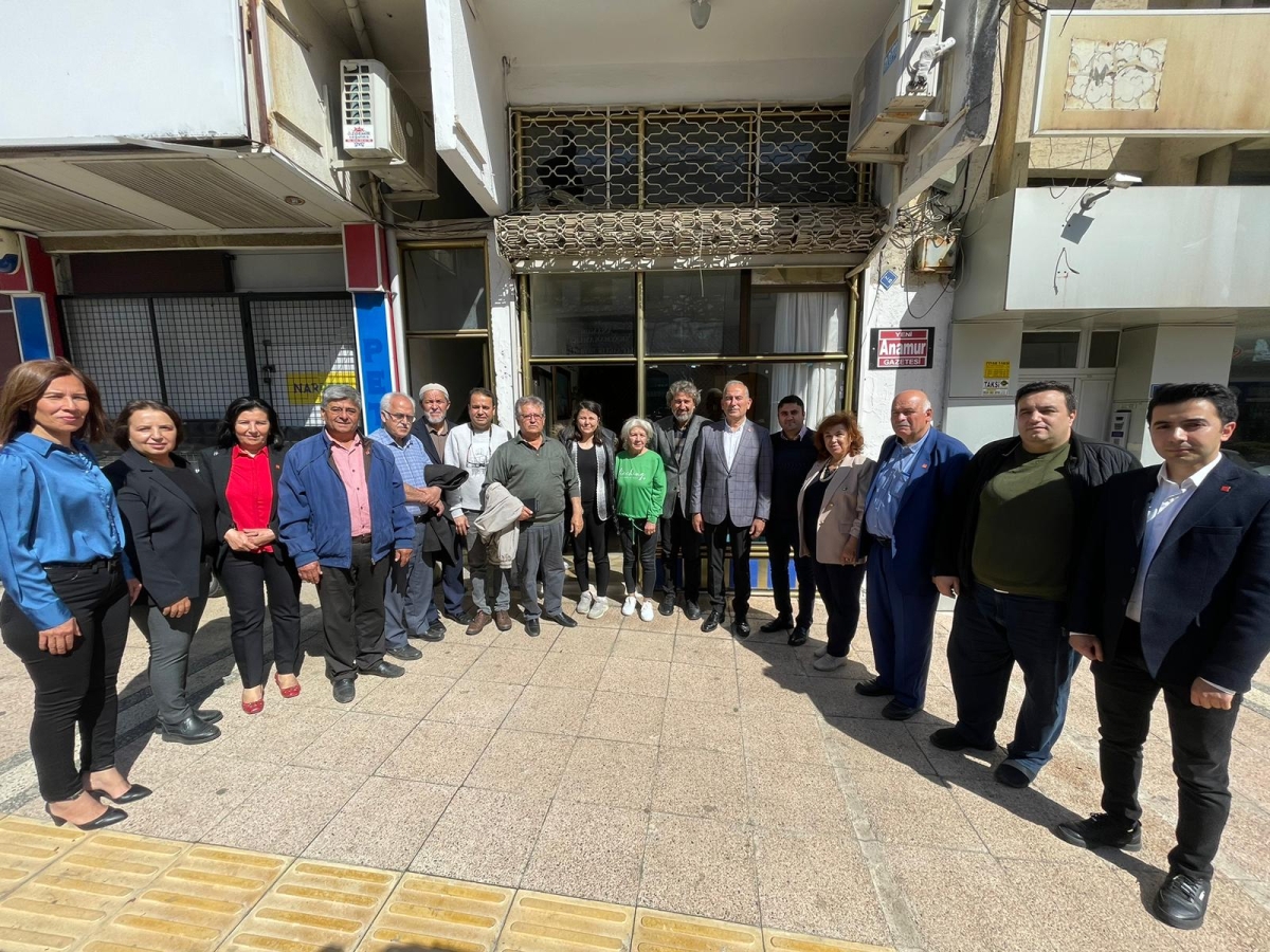 6’lı Masa Anamur İlçe Başkanlarından Pazar ve AGC’yi Ziyaret..