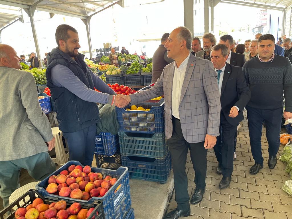 6’lı Masa Anamur İlçe Başkanlarından Pazar ve AGC’yi Ziyaret..