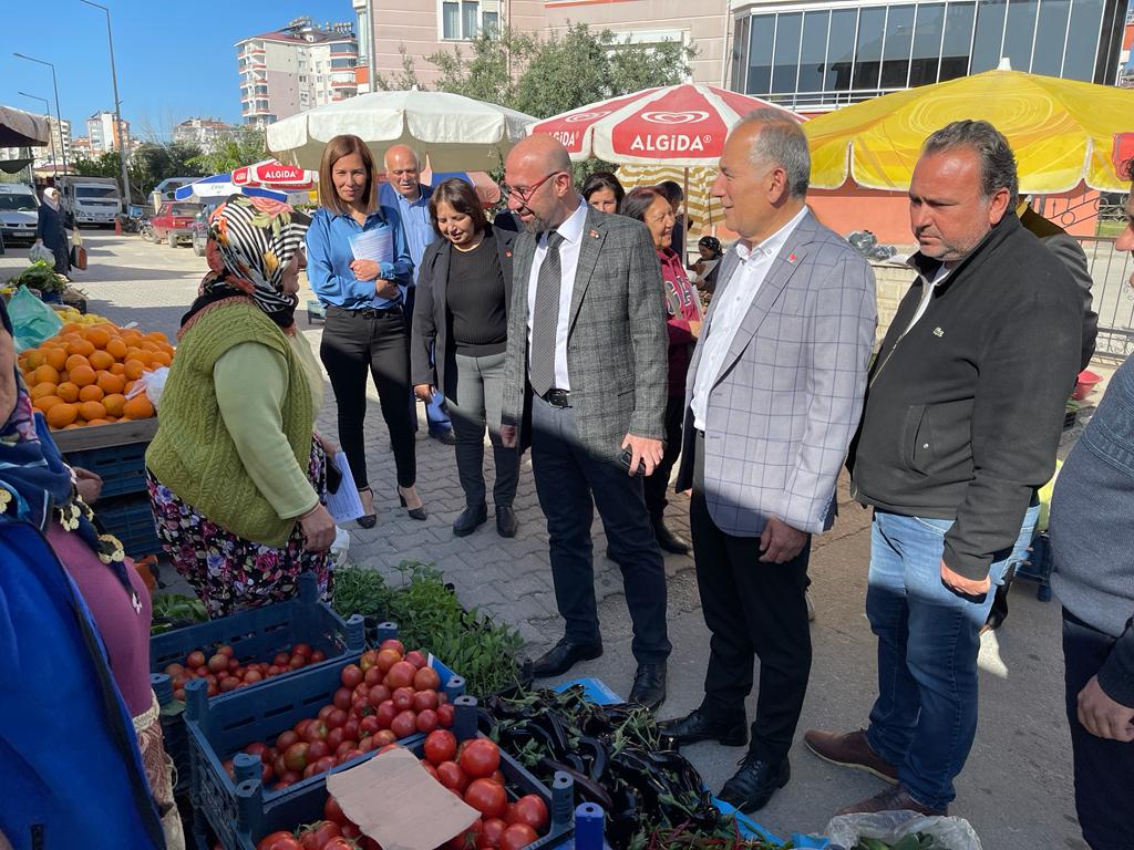 6’lı Masa Anamur İlçe Başkanlarından Pazar ve AGC’yi Ziyaret..