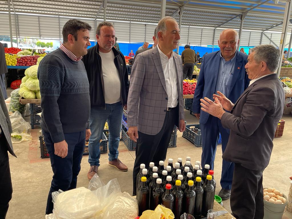 6’lı Masa Anamur İlçe Başkanlarından Pazar ve AGC’yi Ziyaret..