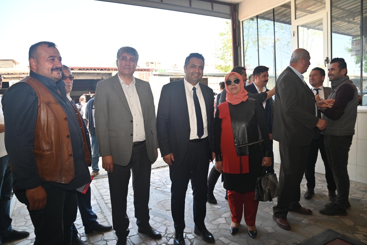 MHP Mersin Milletvekili Adayları Anamur Sanayi Esnafını Ziyaret Ettiler..