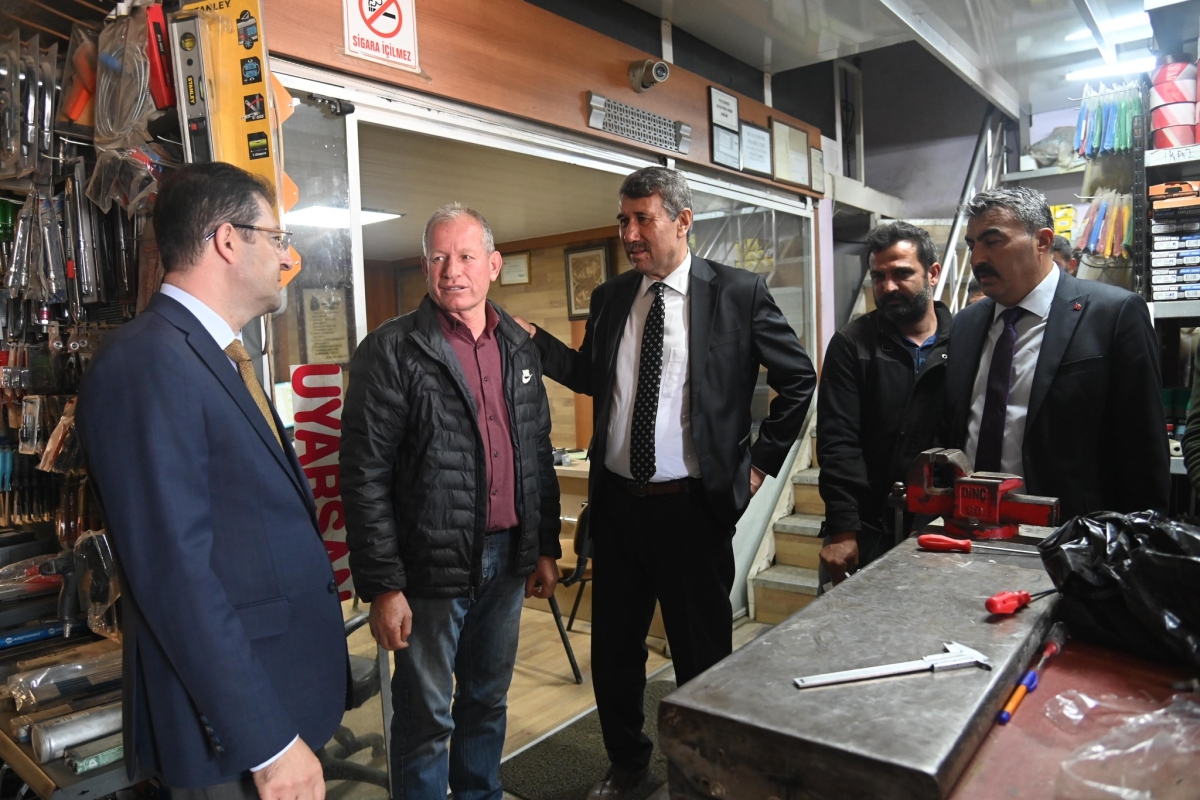 MHP Mersin Milletvekili Adayları Anamur Sanayi Esnafını Ziyaret Ettiler..