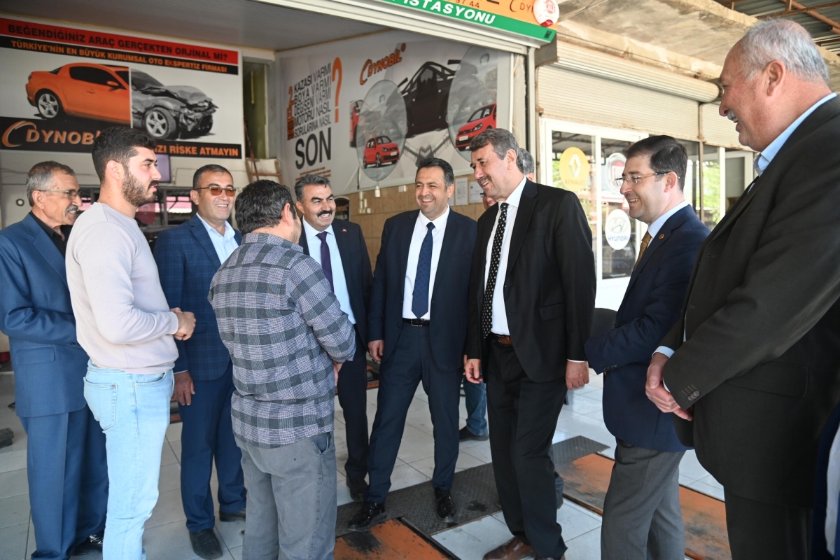 MHP Mersin Milletvekili Adayları Anamur Sanayi Esnafını Ziyaret Ettiler..