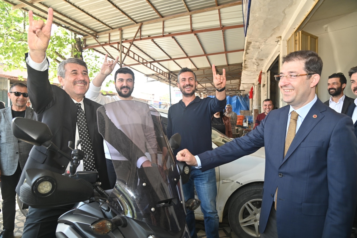 MHP Mersin Milletvekili Adayları Anamur Sanayi Esnafını Ziyaret Ettiler..