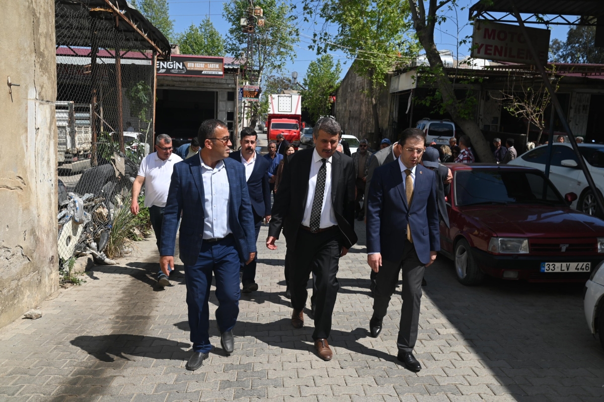 MHP Mersin Milletvekili Adayları Anamur Sanayi Esnafını Ziyaret Ettiler..