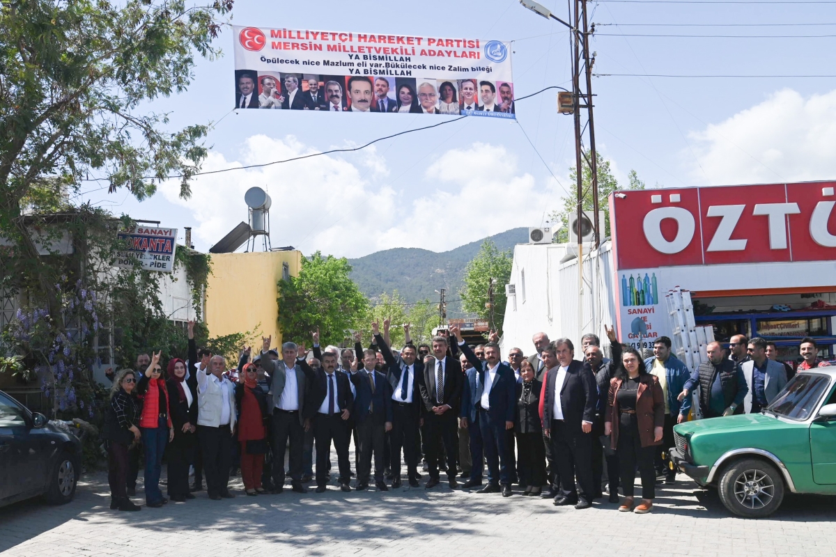 MHP Mersin Milletvekili Adayları Anamur Sanayi Esnafını Ziyaret Ettiler..