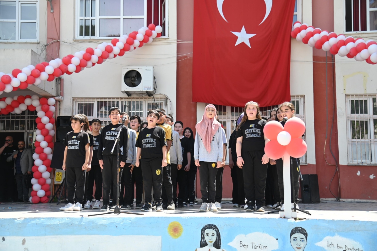 VB.Atatürk Ortaokulunda 23 Nisan Etkinlikleri Büyük İlgi Gördü..