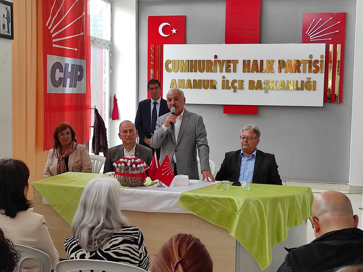 Anamur halkı CHP Mersin MV. Adayı Talat Dinçer’e “EVET” dedi
