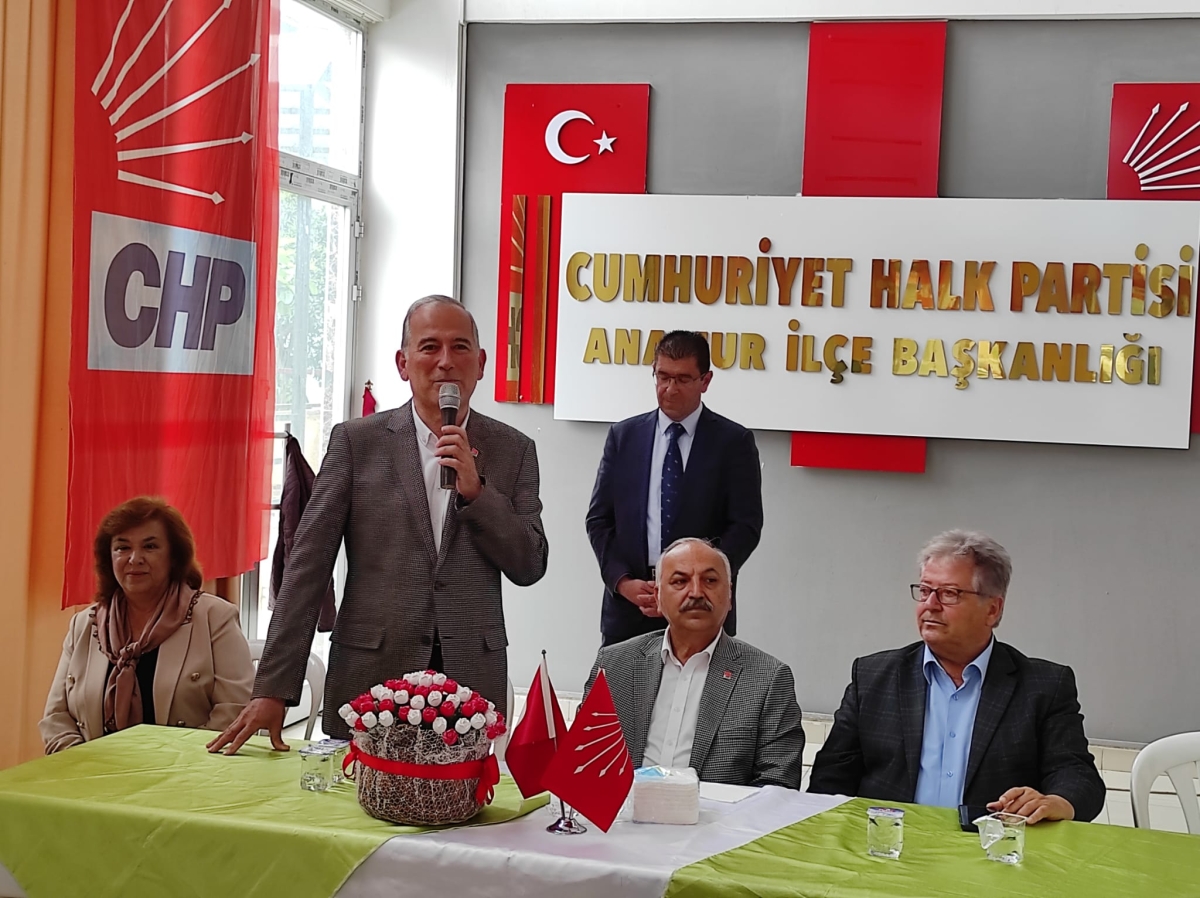 Anamur halkı CHP Mersin MV. Adayı Talat Dinçer’e “EVET” dedi