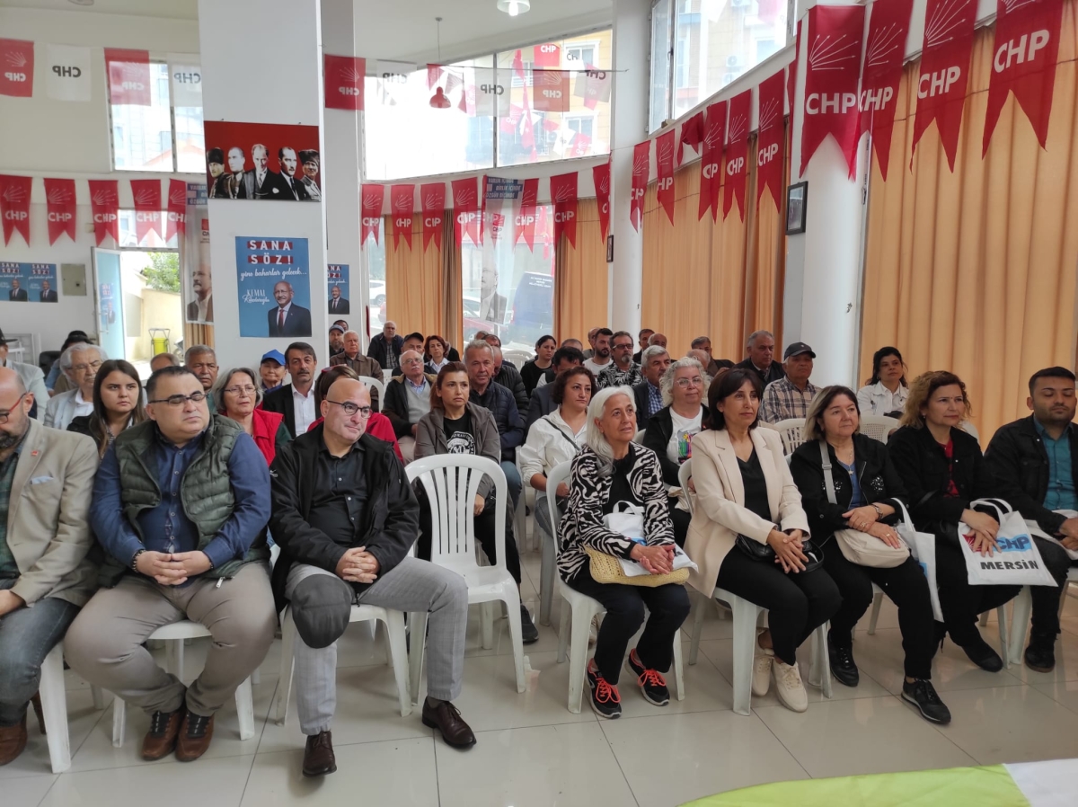 Anamur halkı CHP Mersin MV. Adayı Talat Dinçer’e “EVET” dedi