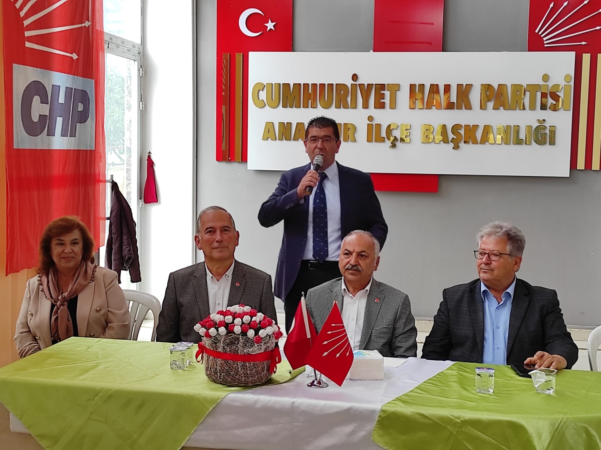 Anamur halkı CHP Mersin MV. Adayı Talat Dinçer’e “EVET” dedi
