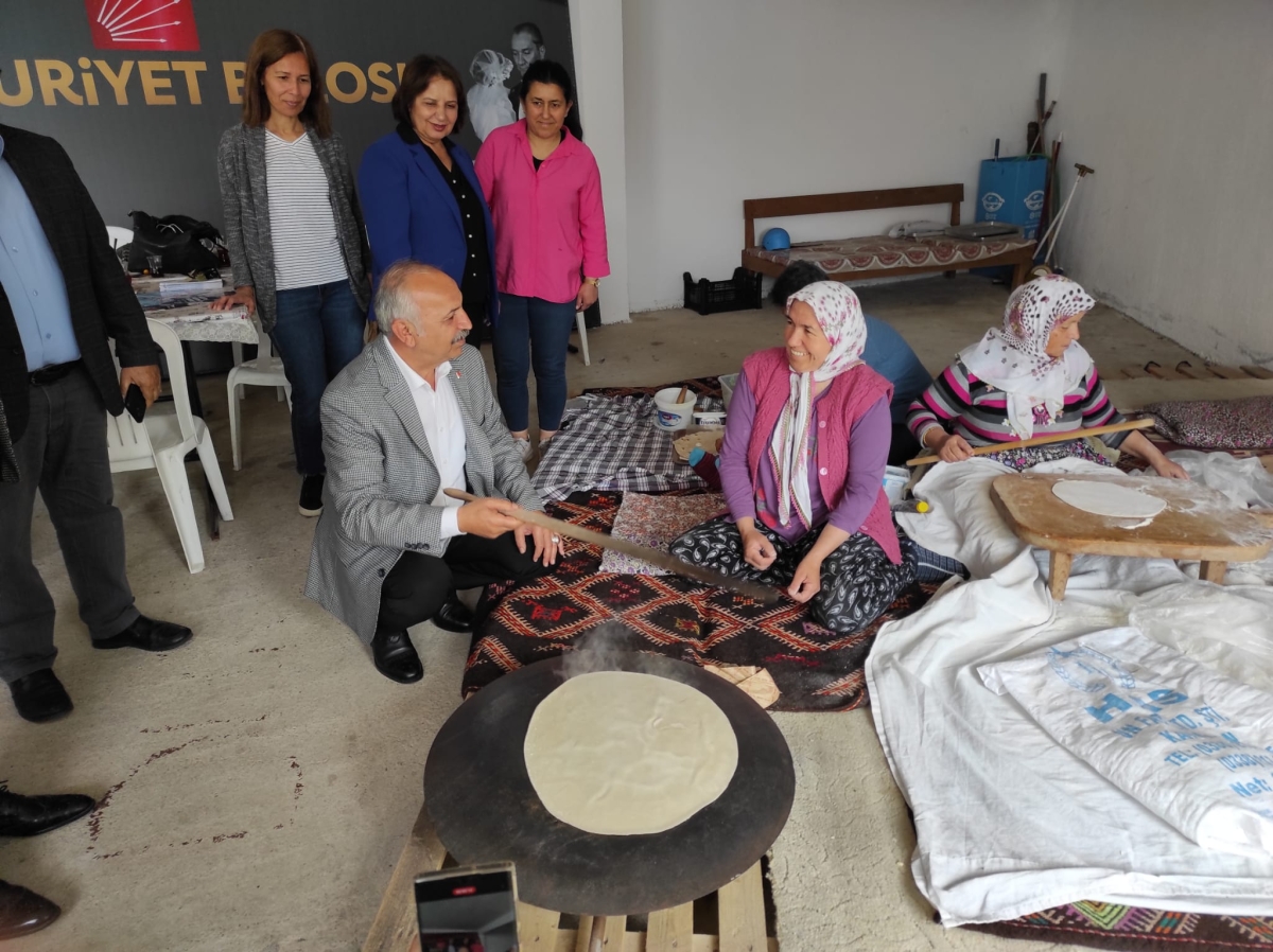 Anamur halkı CHP Mersin MV. Adayı Talat Dinçer’e “EVET” dedi