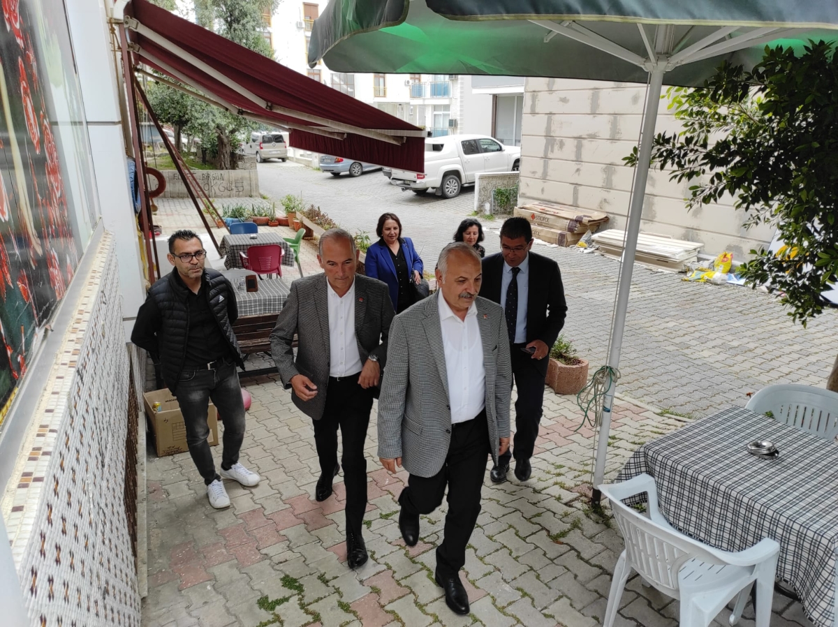 Anamur halkı CHP Mersin MV. Adayı Talat Dinçer’e “EVET” dedi