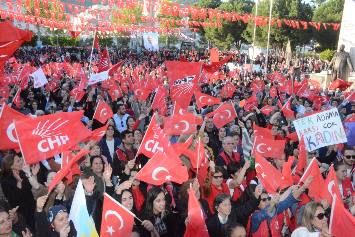 CHP Anamur'da Dev Miting Yaptı..