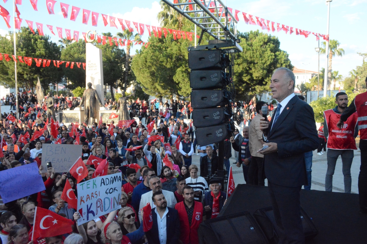 CHP Anamur'da Dev Miting Yaptı..