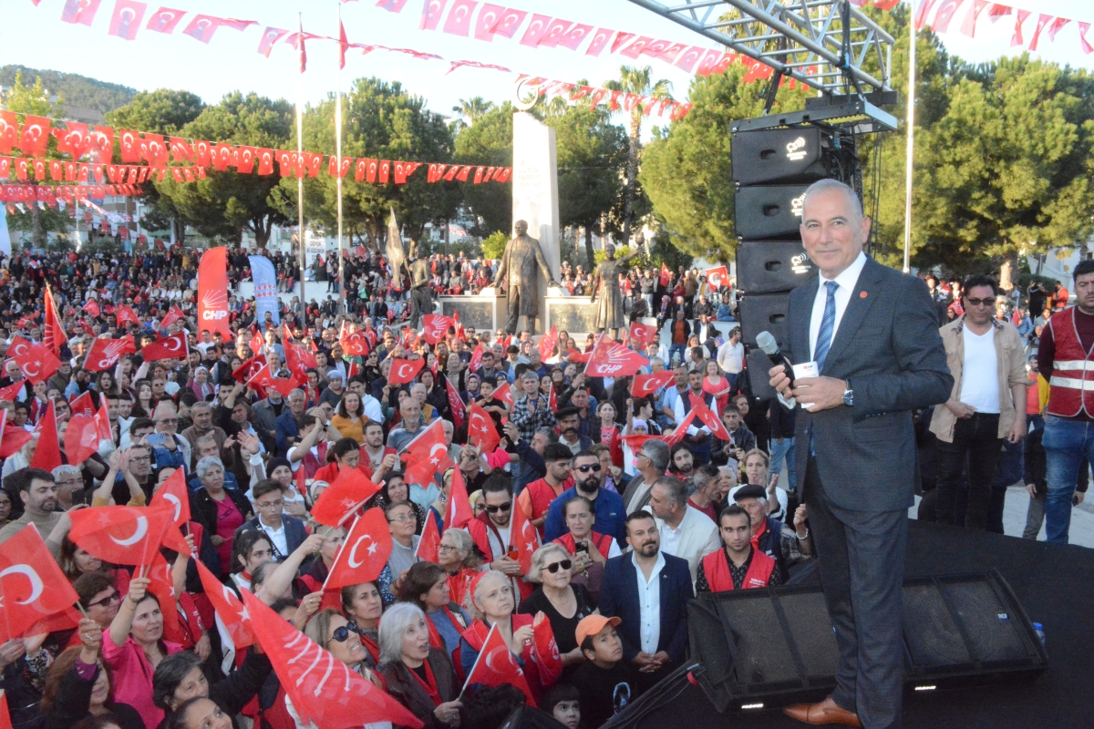 CHP Anamur'da Dev Miting Yaptı..