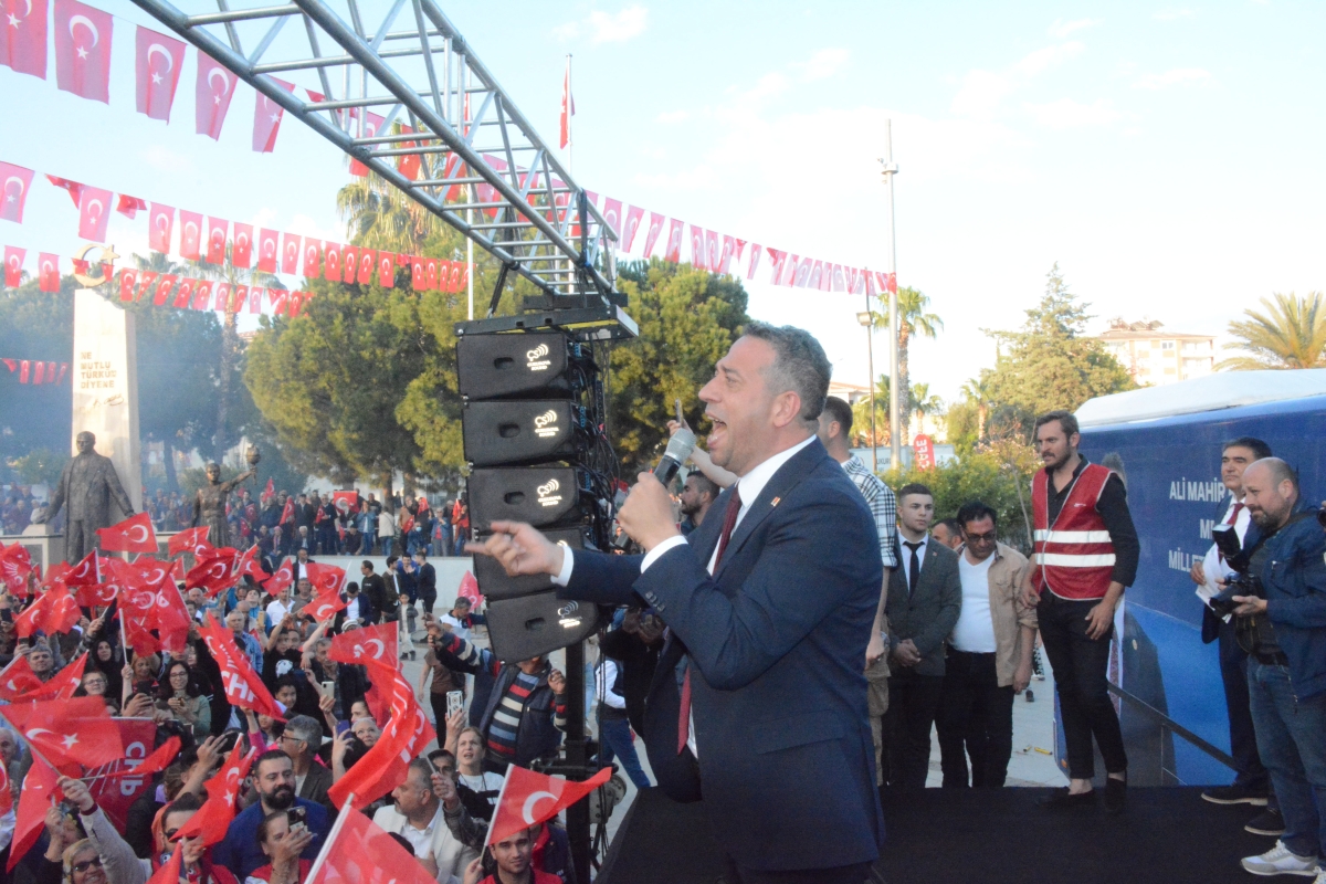 CHP Anamur'da Dev Miting Yaptı..