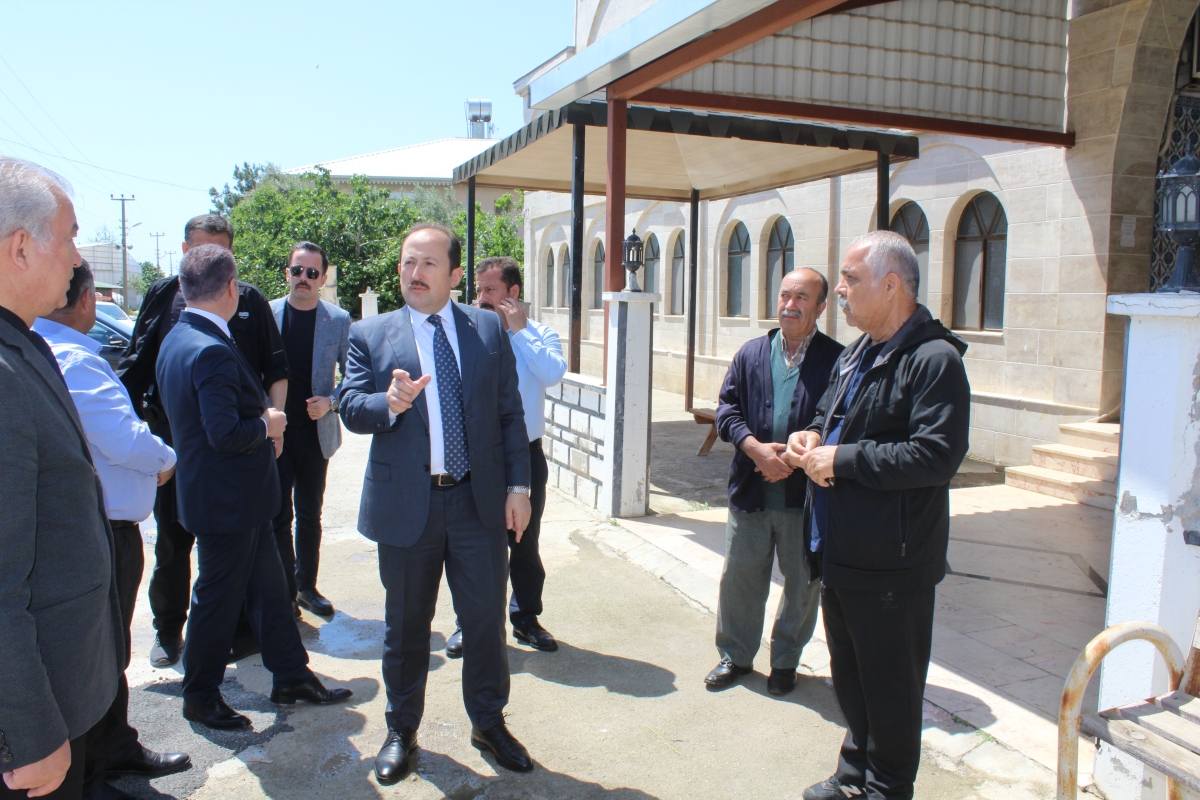 Mersin Valisi Ali Hamza Pehlivan Anamur’da Hortumdan Zarar Gören Bölgede İncelemelerde Bulundu..
