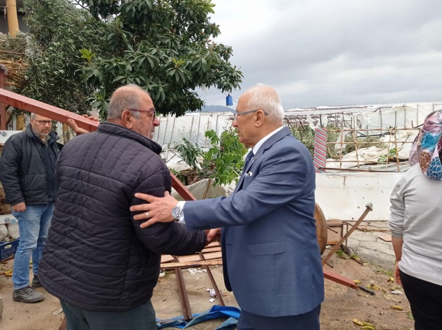 Kocamaz, Anamur’da Hortum’da Zarar Gören Seraları Gezdi, Üreticilere Geçmiş olsun Dileğinde Bulundu..