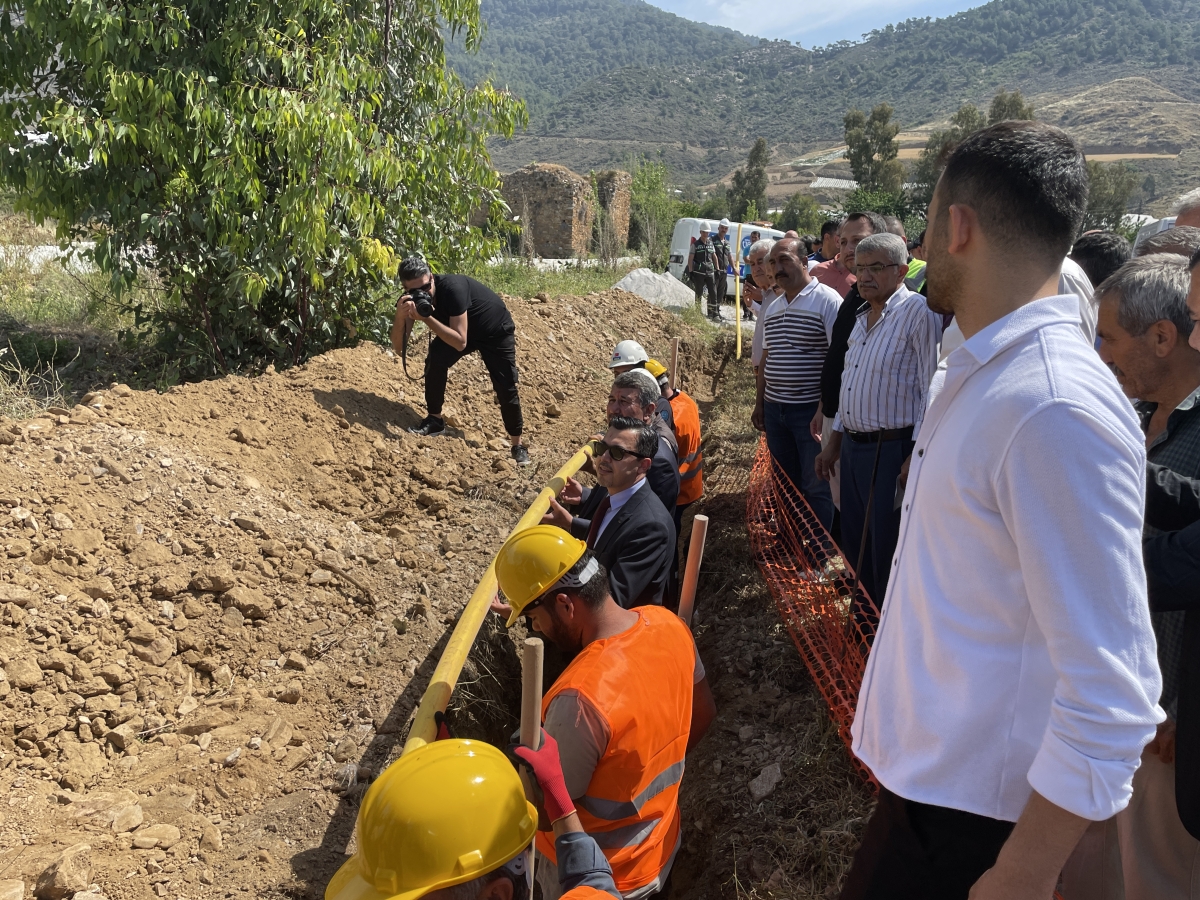 Anamur’da Doğalgaz Dağıtım Alanı Temel Atma Töreni Yapıldı